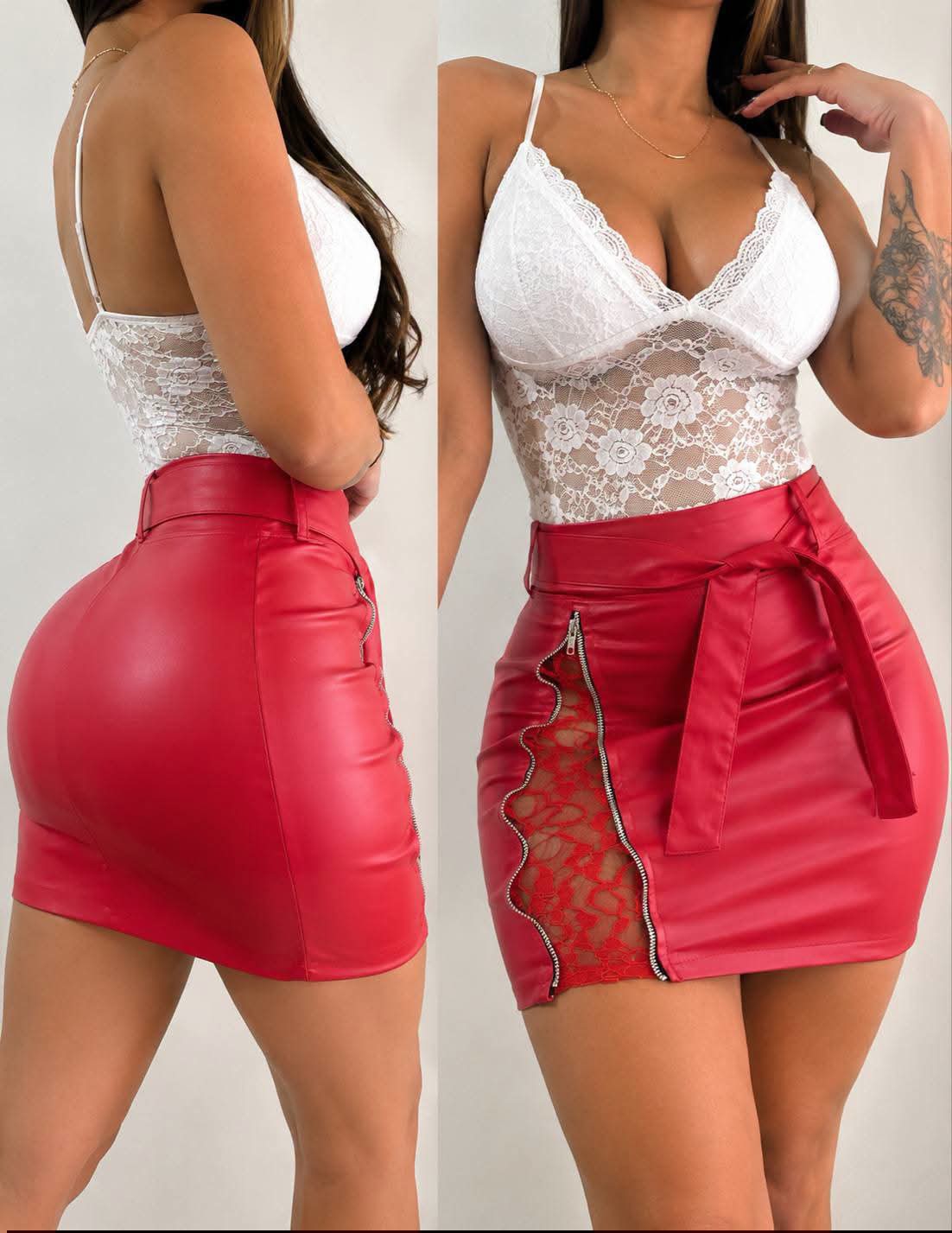 Pollera con Encaje - Imagen 2
