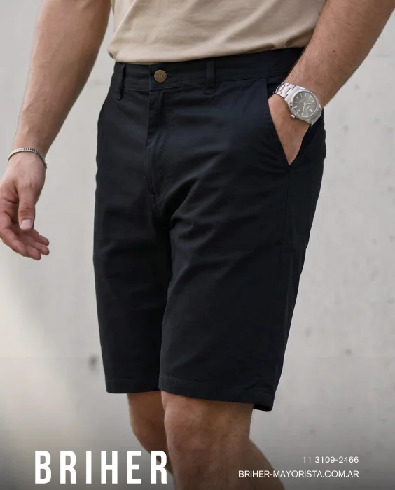 Bermuda de Gabardina