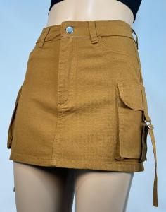Pollera Cargo de Gabardina