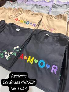 Remeras Dama Bordadas - Miniatura 5