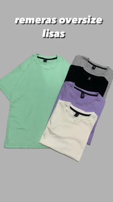 Remeras Oversize Lisas