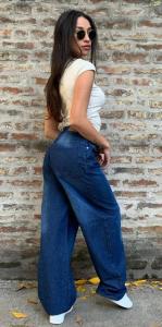 Jean Baggy Sky Blue (tiro Medio) - Miniatura 2