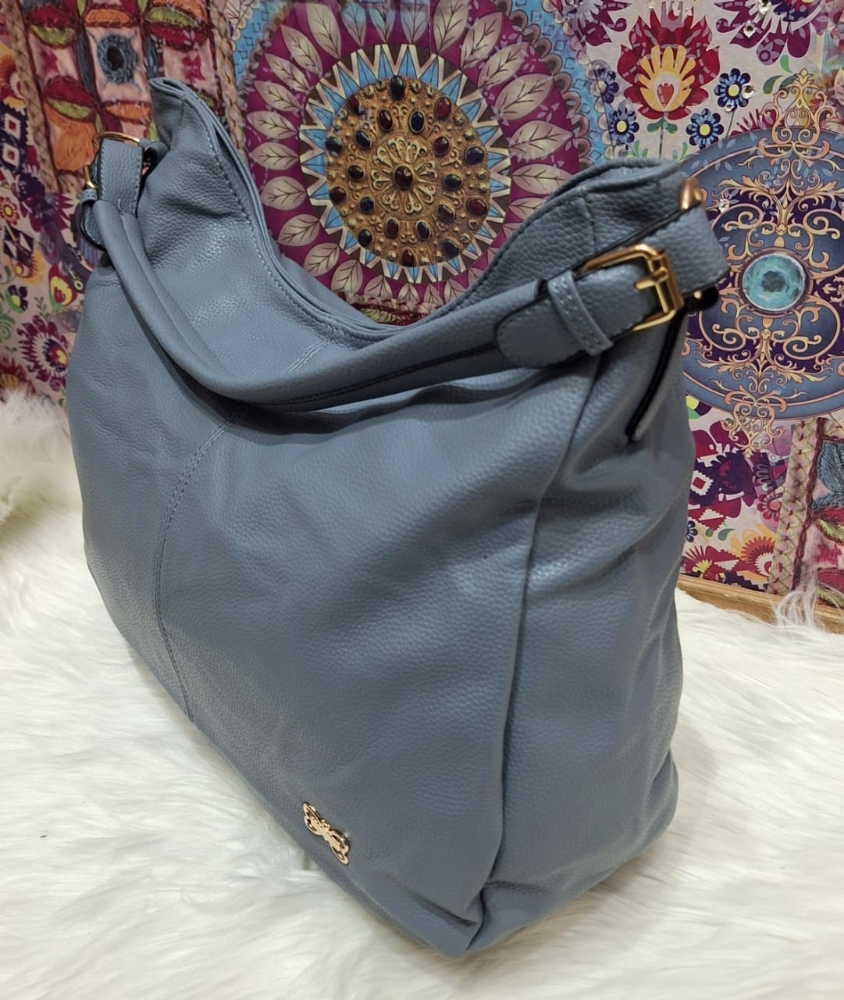 Cartera Grande de Cuero Pu Excelente Calidad Trae la Tira Larga - Imagen 4