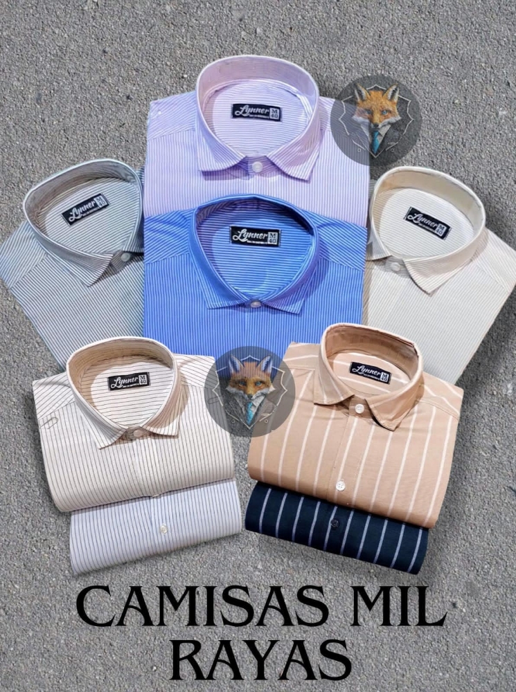 Camisas Rayitas Hombre - Imagen 7