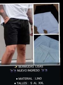 Bermudas de Lino Masculino