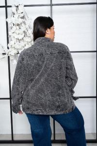 Campera Overzise Griss - Miniatura 4