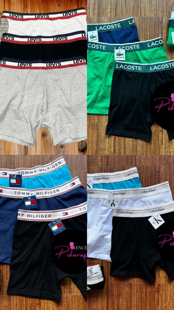 Boxer Calvin Klein, Lacoste, Tommy, Levis - Imagen 1