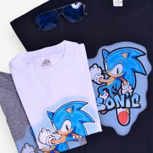 Remera Sonic Algodón Peinado