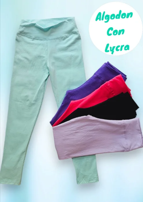 Calzas de Algodon con Lycra