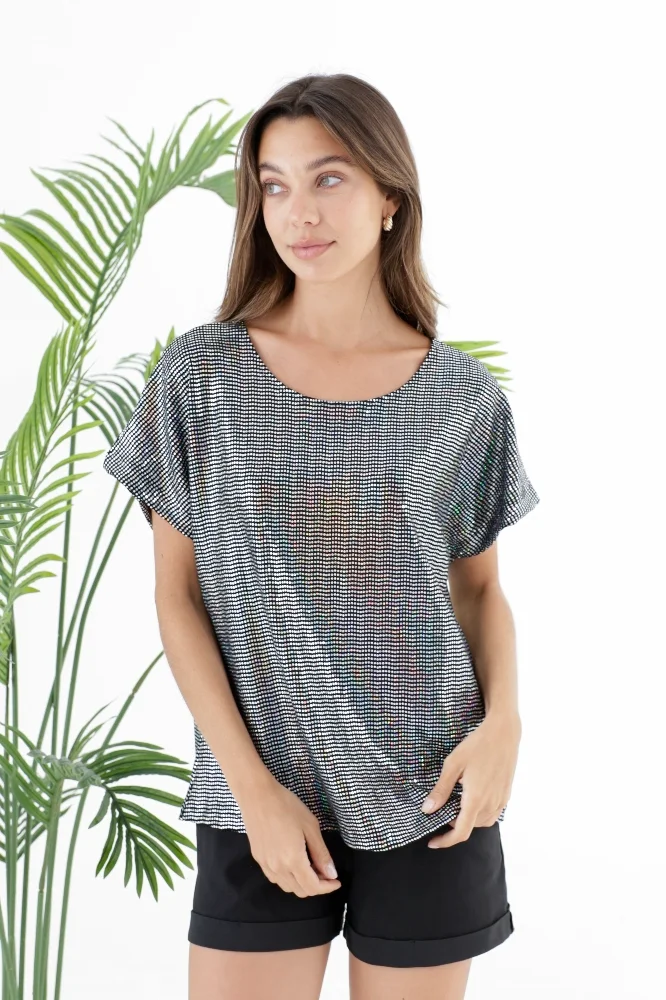 Remera de Lentejuela - Imagen 1
