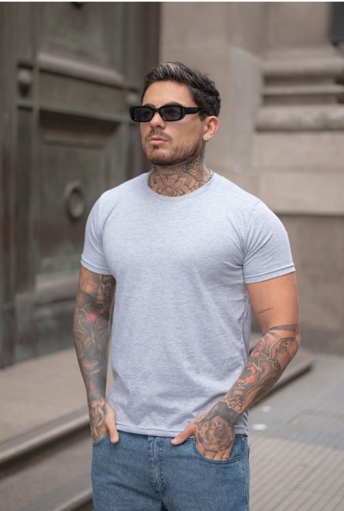 Remera Blanca Básica Algodón 100 - Imagen 3
