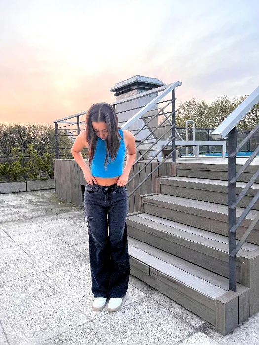 Baggy Jeans "toronto" C/parches Estrella