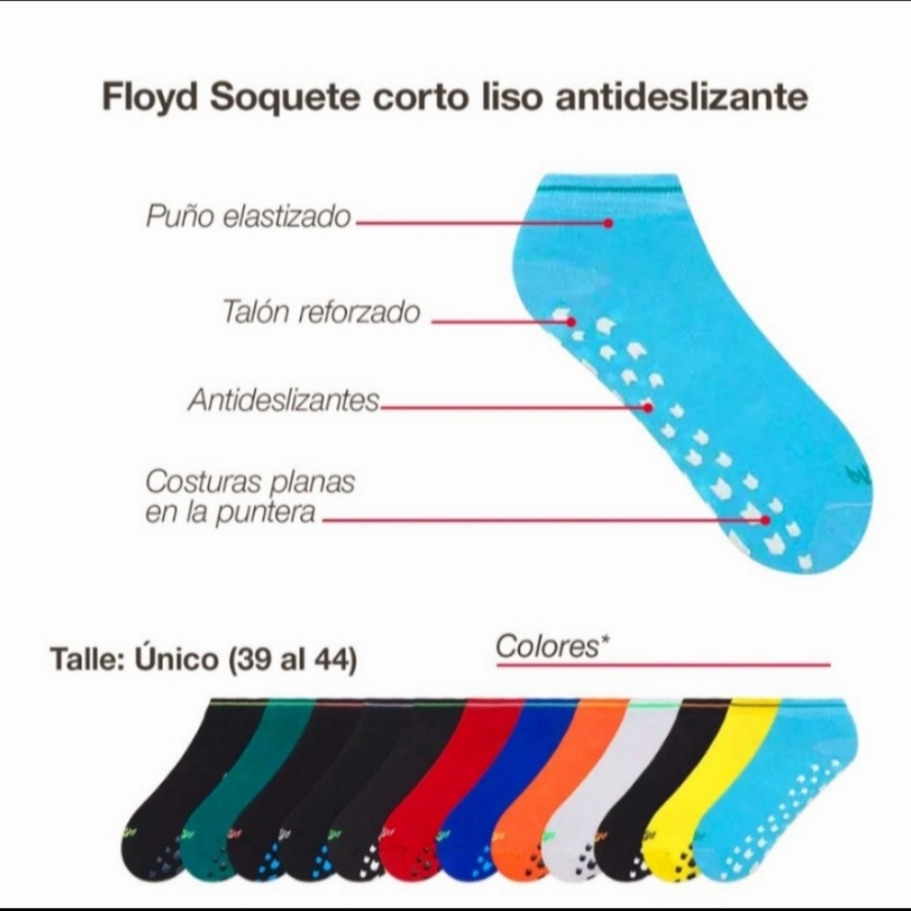 3x Soquete Antideslizante Dama - Imagen 3