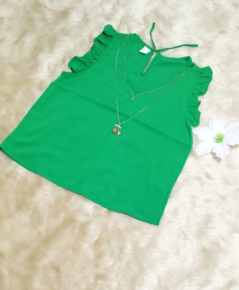 Blusa Fibrana Escote V - Imagen 2
