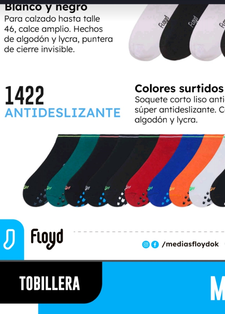 3x Soquete Antideslizante Hombre Algodon - Imagen 3