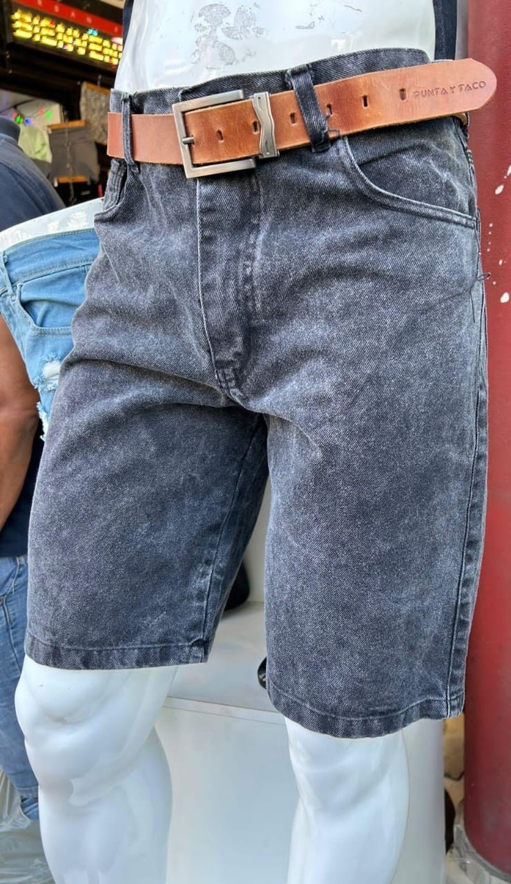 Bermudas Jeans Corte Clásico Rigidos - Imagen 7