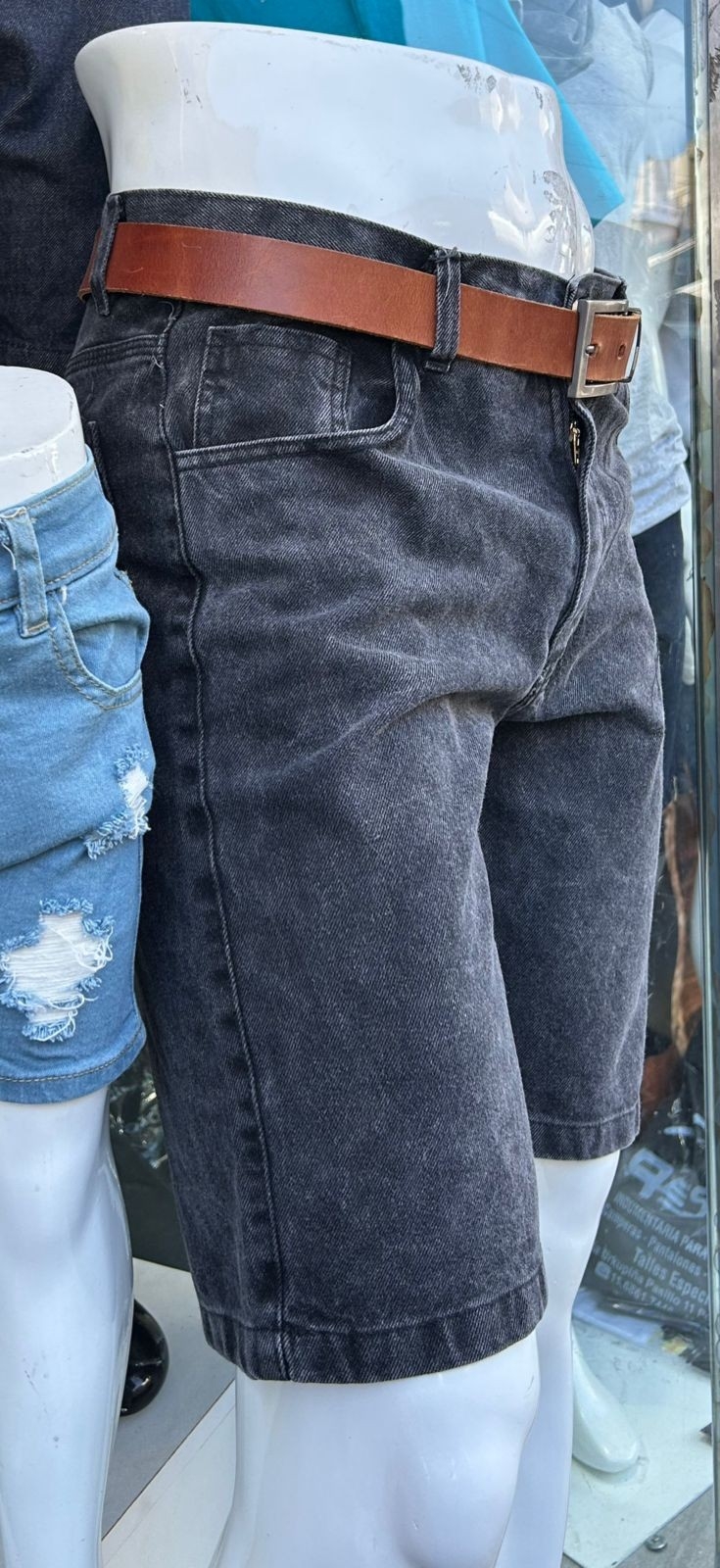 Bermudas Jeans Corte Clásico Rigidos - Imagen 8