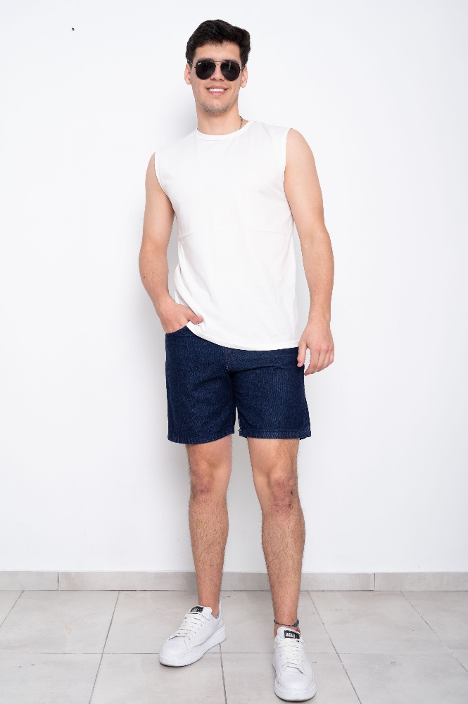 Bermudas Mom Azul Oscuro - Imagen 4