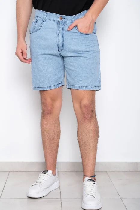 Bermudas Jeans Mom Lisos