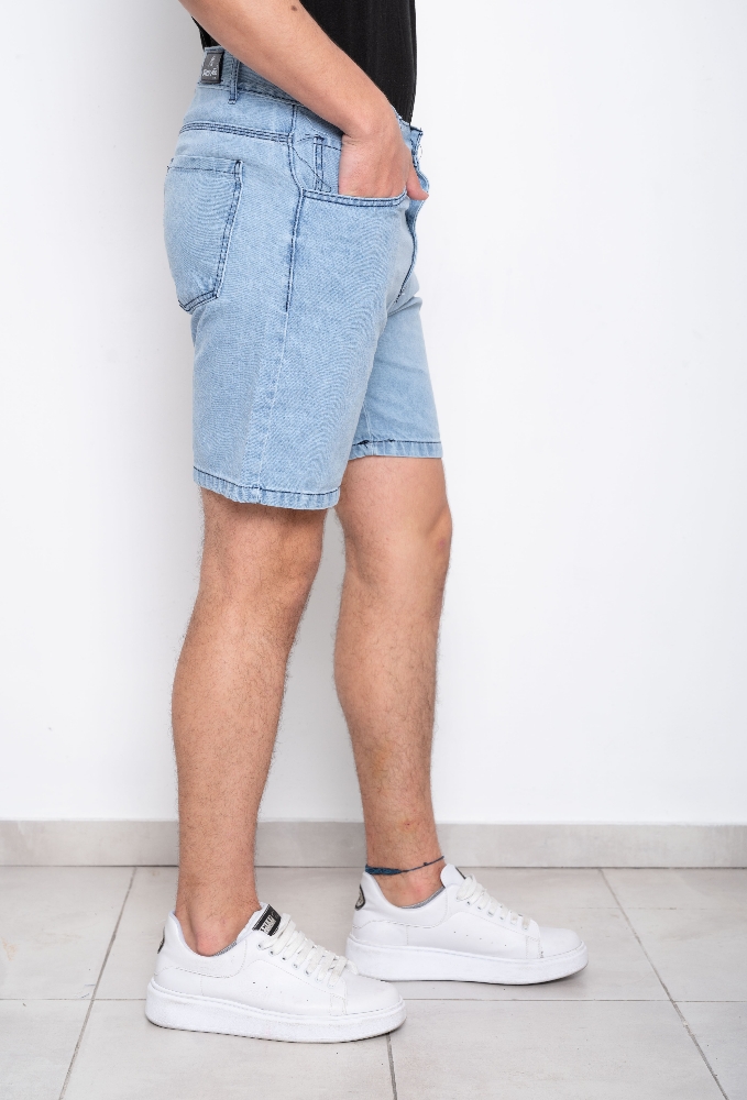 Bermudas Jeans Mom Lisos - Imagen 2