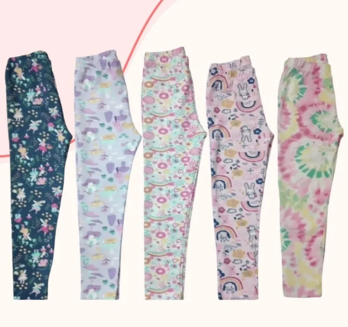 Calzas de Algodon con Lycra Estampada