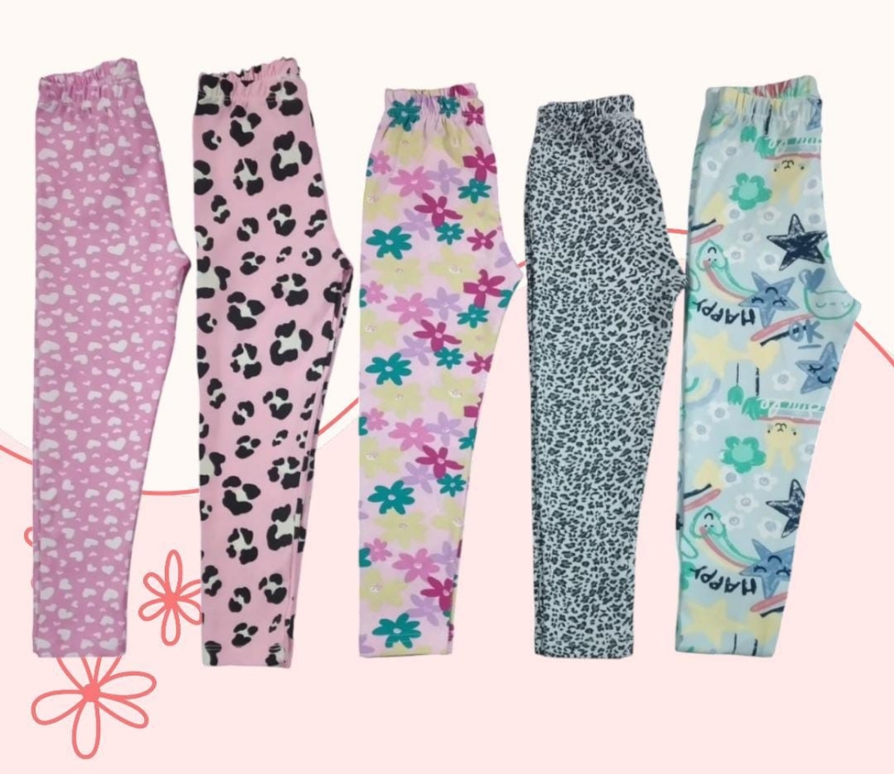 Calzas de Algodon con Lycra Estampada - Imagen 2