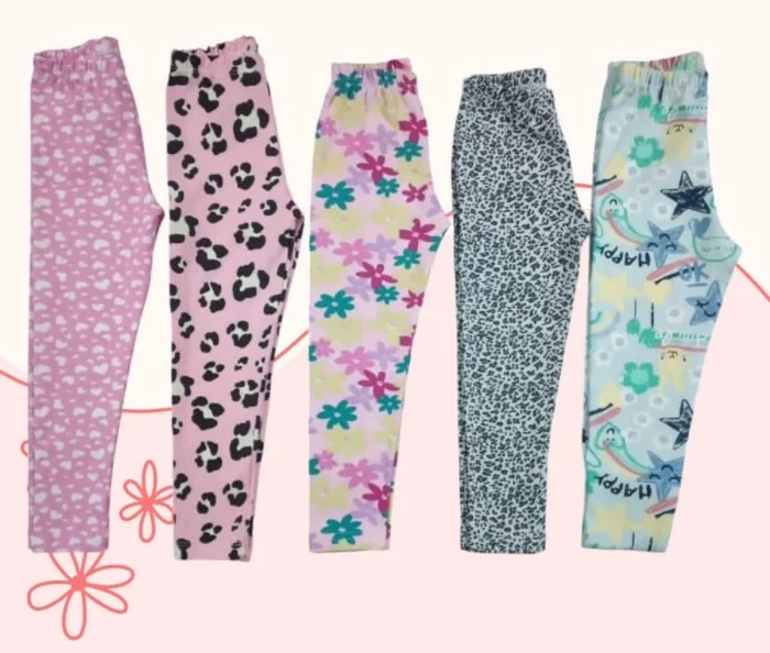 Calzas de Algodon con Lycra Estampada