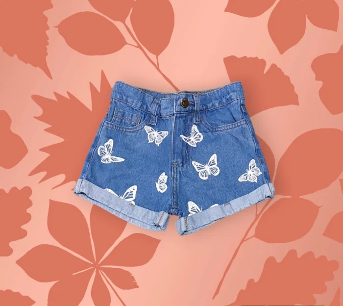 Short de Mariposa Celeste