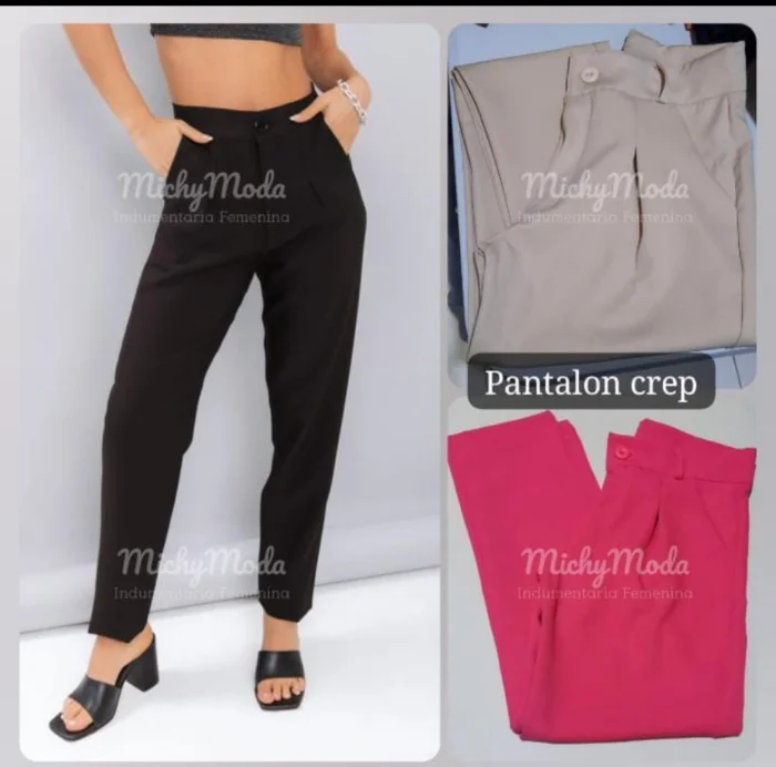 Pantalon Sastrero Crep