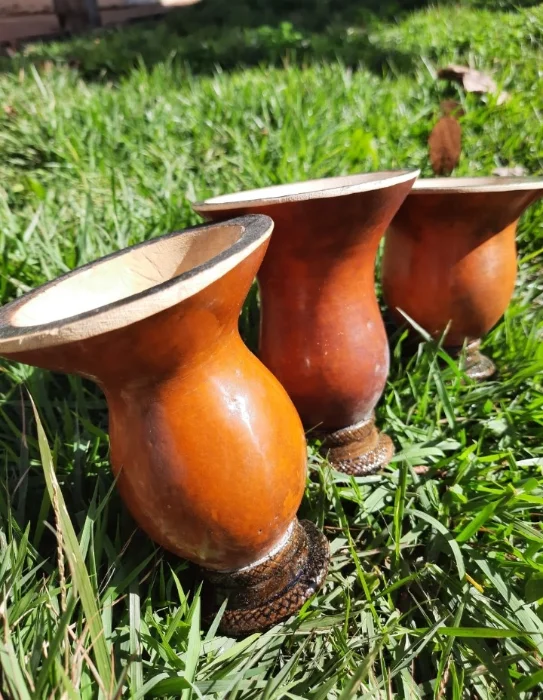 Mate Bocón Comun Calabaza con Base