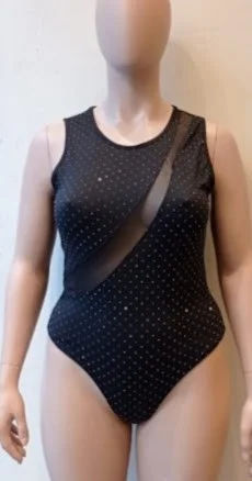 Body Stras Microfibra Tull