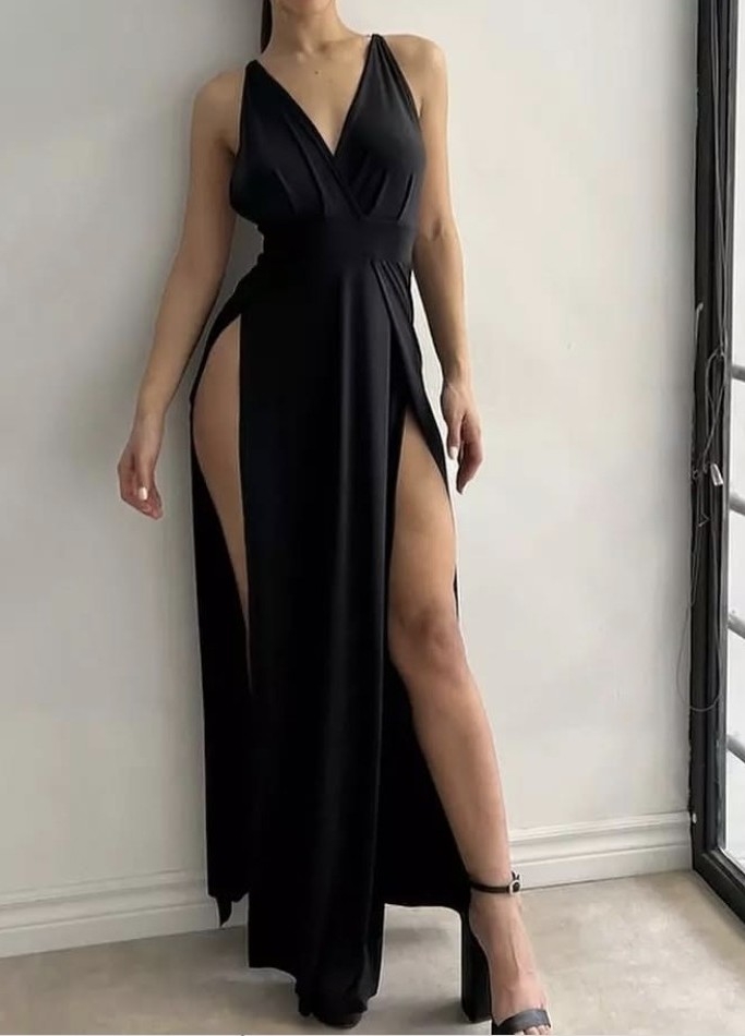 Vestido Doble Tajo - Imagen 3