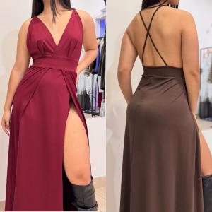 Vestido Doble Tajo