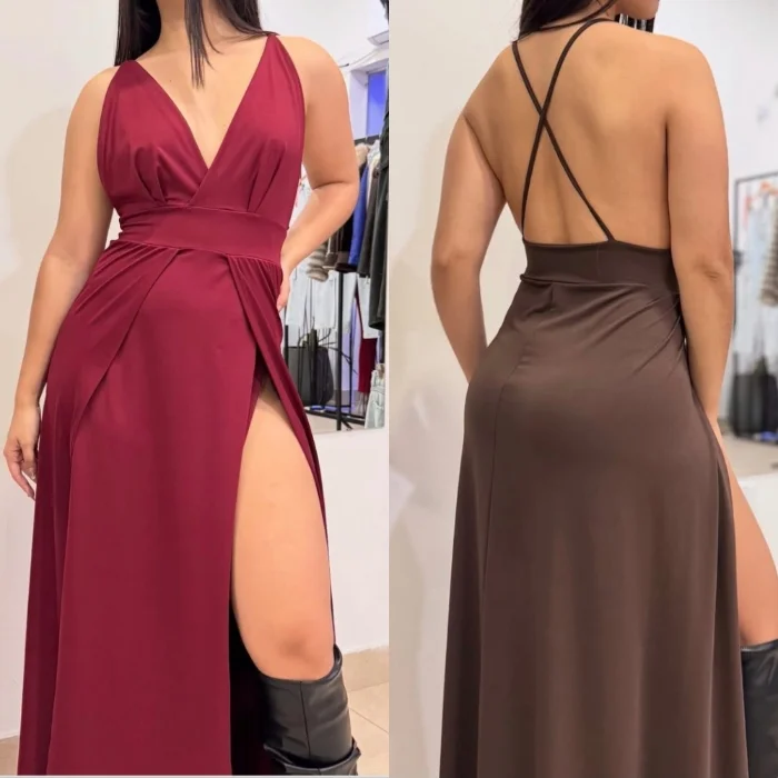 Vestido Doble Tajo