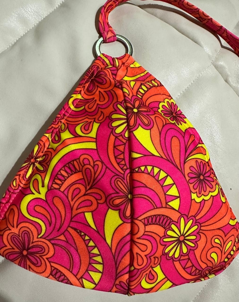 Bikini Triángulo Estampado Taza Desmontable - Imagen 9