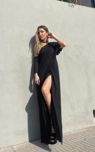 Mono Bustier Liso - Negro