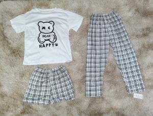 Pijama Dama 3 Piezas Importado