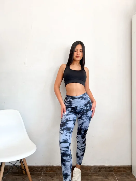 Calza Batik Azulino/negro