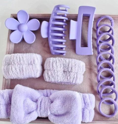 Kit Skincare Completo (broches, Vincha & Muñequera)