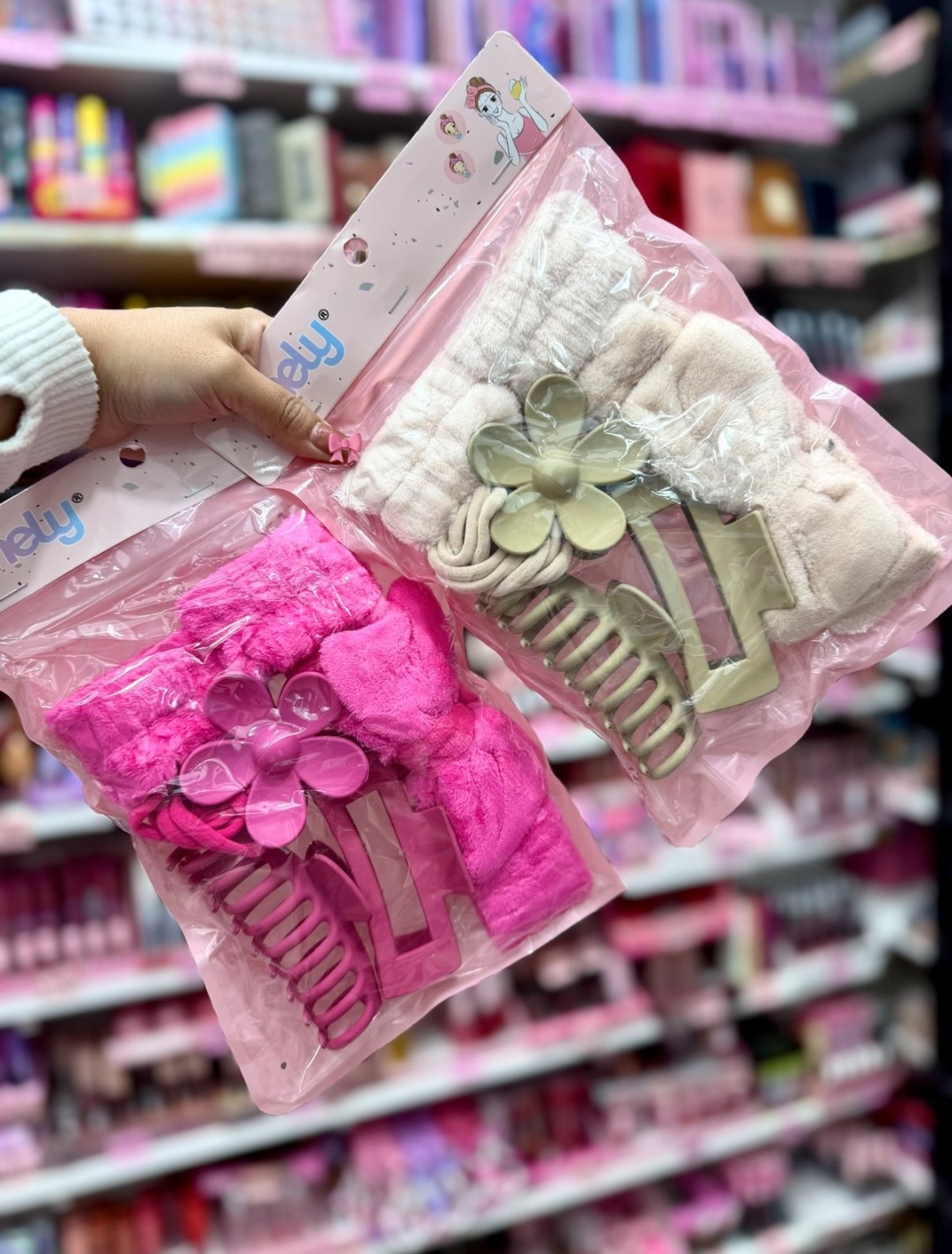 Kit Skincare Completo (broches, Vincha & Muñequera) - Imagen 2