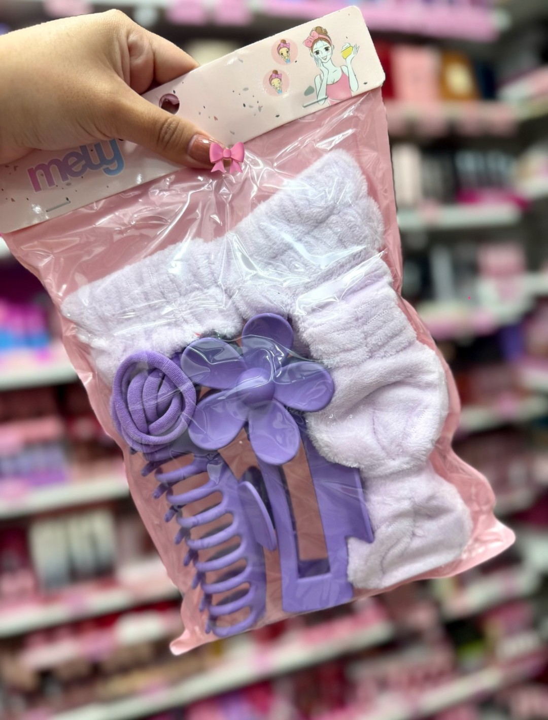 Kit Skincare Completo (broches, Vincha & Muñequera) - Imagen 4