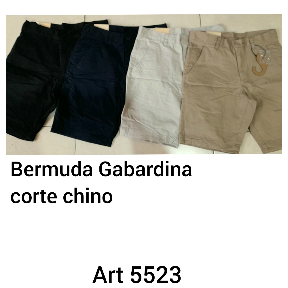 Bermuda Gabardina Importada por Mayor - Imagen 2