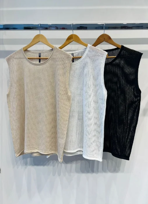 Musculosa Playera (hilo)/ Verano/ Tendencia
