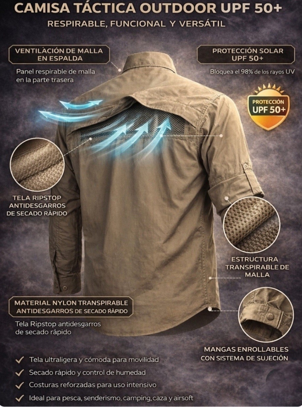 Camisas Secado Rapido Elt - Imagen 5