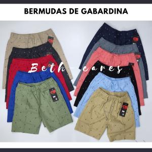 Bermudas de Gabardina