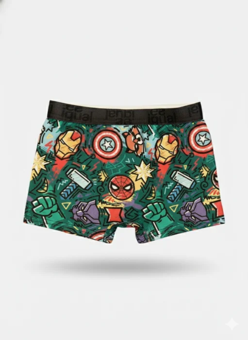Boxer de Niños  Superheroes, Spiderman, Chimuelo, Marvel