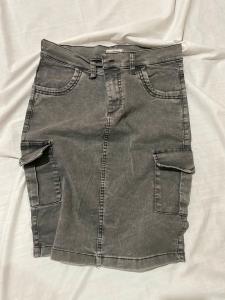 Polleras de Jeans Cargo