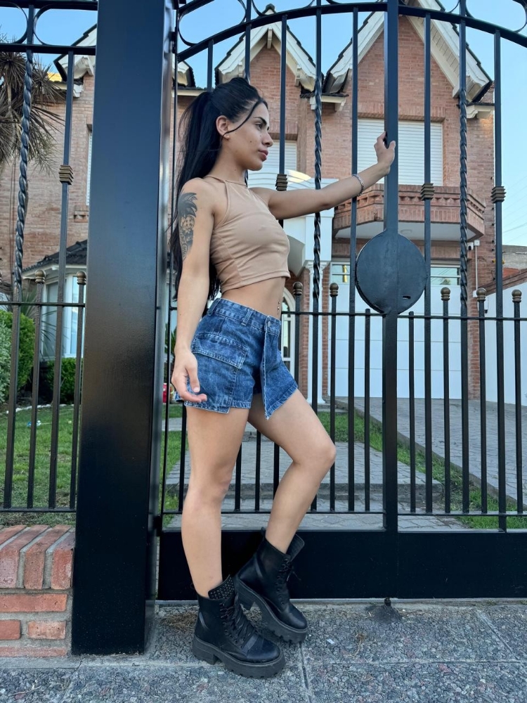 Short Pollera Sara Cargo Rígida - Imagen 4