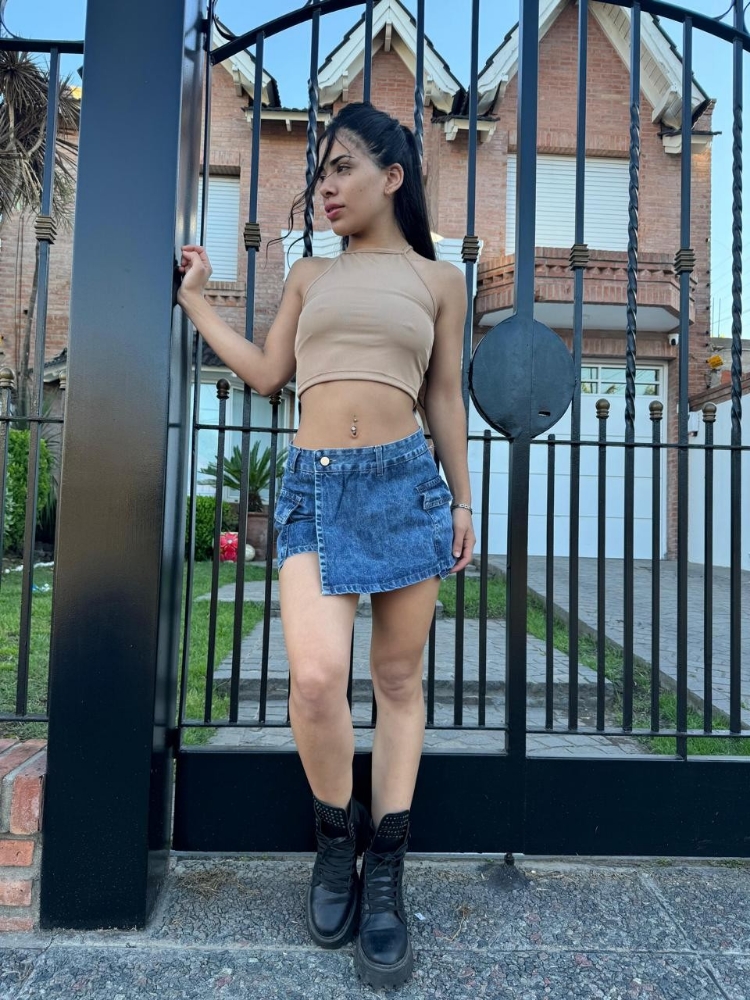 Short Pollera Sara Cargo Rígida - Imagen 5