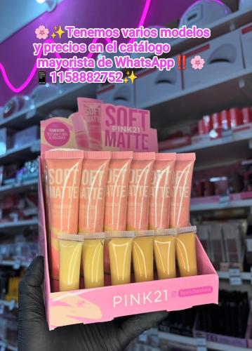 Base Liquida Matte de Pink 21 (super Cubritiva y Duradera)